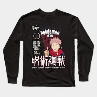 Gojo Biscuit - JUJUTSU KAISEN Long Sleeve T-Shirt